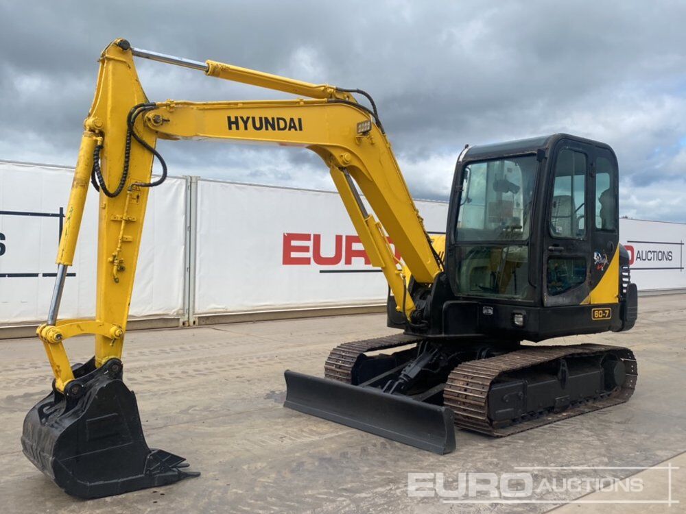 Hyundai R60-7 - Ekskavator mini: gambar 1 Hyundai R60-7 - Ekskavator mini: gambar 1