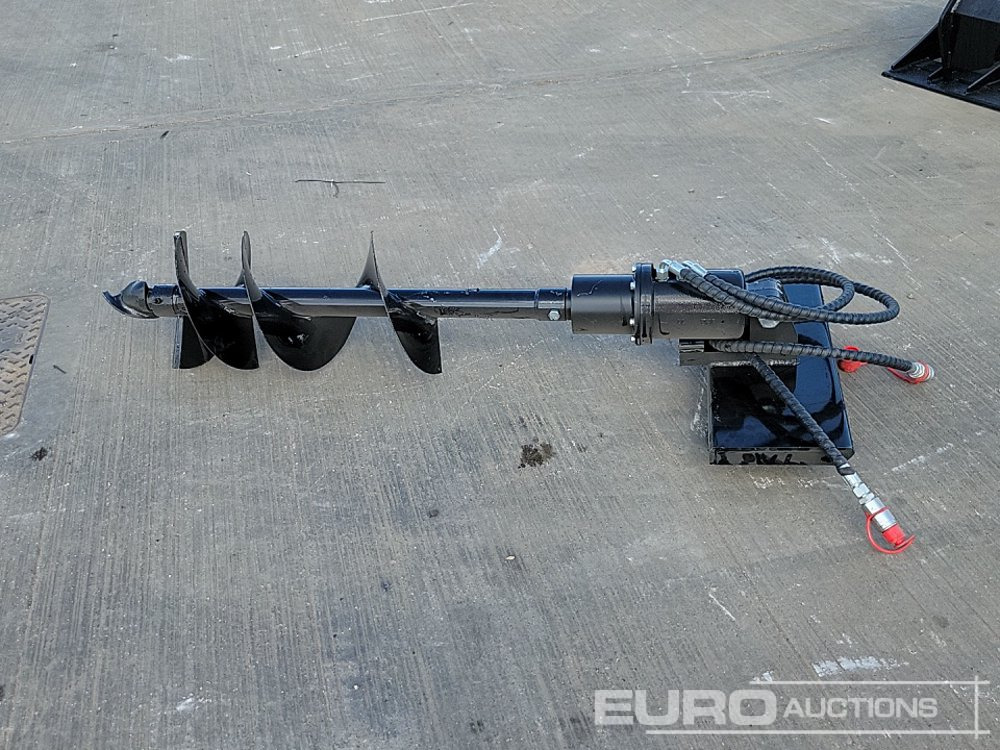 Unused 2025 Captok 12" Hydraulc Auger to suit Mini Skidsteer Loader - Lampiran untuk Ekskavator: gambar 2 Unused 2025 Captok 12" Hydraulc Auger to suit Mini Skidsteer Loader - Lampiran untuk Ekskavator: gambar 2
