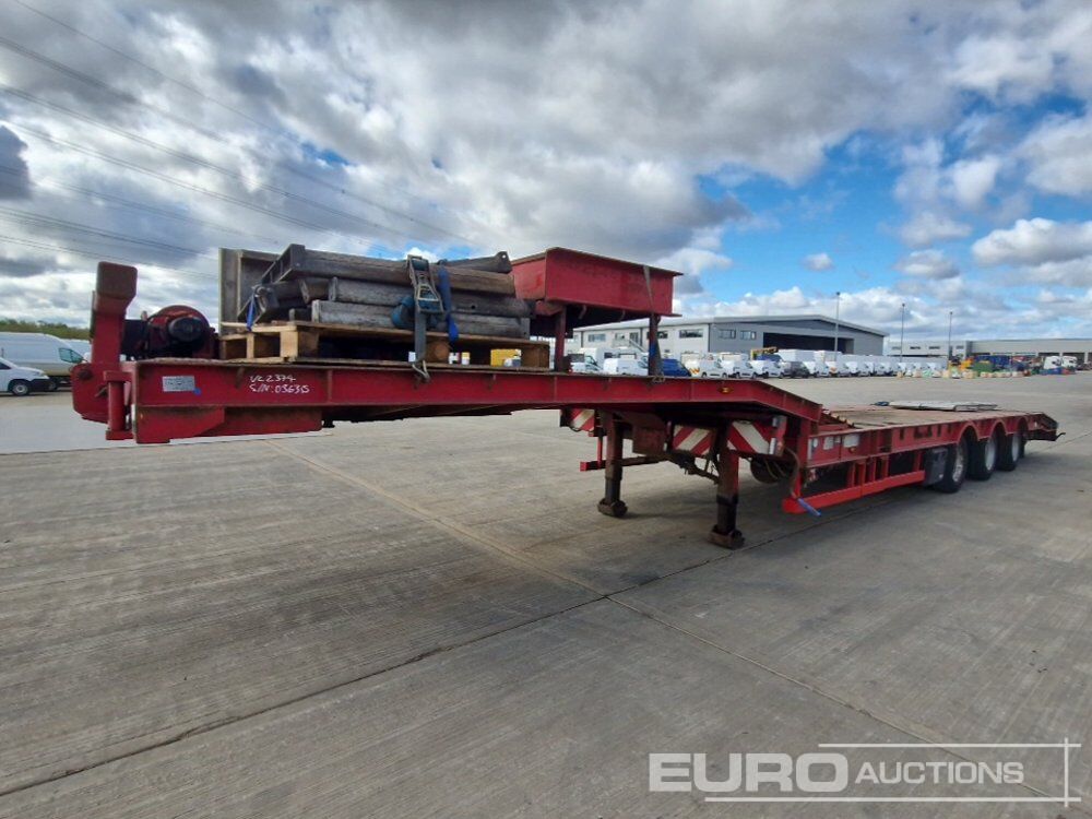 M&G Trailers Ltd, Step Frame Low Loader Tri Axle Rear Steering, 3m Extendable C/w Out Riggers & Alloy Ramps - Trailer low bed: gambar 1 M&G Trailers Ltd, Step Frame Low Loader Tri Axle Rear Steering, 3m Extendable C/w Out Riggers & Alloy Ramps - Trailer low bed: gambar 1