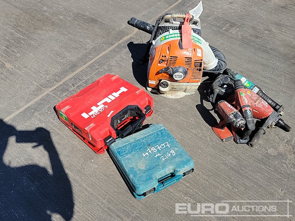 Makita Battery Reciprocating Saw, Hilti 110Volt Diamond Core Drill, Hilti Battery Hammer Drill, Hilti Battery Impact Gun, Makita 110Volt Impact Gun, Hilti Battery Drill, Stihl Petrol Backpack Leaf Blo - Membangun inventaris: gambar 3 Makita Battery Reciprocating Saw, Hilti 110Volt Diamond Core Drill, Hilti Battery Hammer Drill, Hilti Battery Impact Gun, Makita 110Volt Impact Gun, Hilti Battery Drill, Stihl Petrol Backpack Leaf Blo - Membangun inventaris: gambar 3