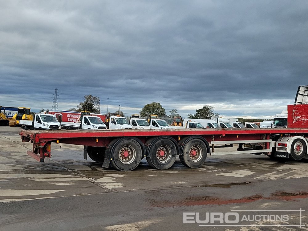 Montracon Tri Axle Flat Bed Trailer - Semi-trailer flatbed: gambar 5 Montracon Tri Axle Flat Bed Trailer - Semi-trailer flatbed: gambar 5