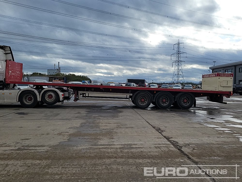 Montracon Tri Axle Flat Bed Trailer - Semi-trailer flatbed: gambar 2 Montracon Tri Axle Flat Bed Trailer - Semi-trailer flatbed: gambar 2
