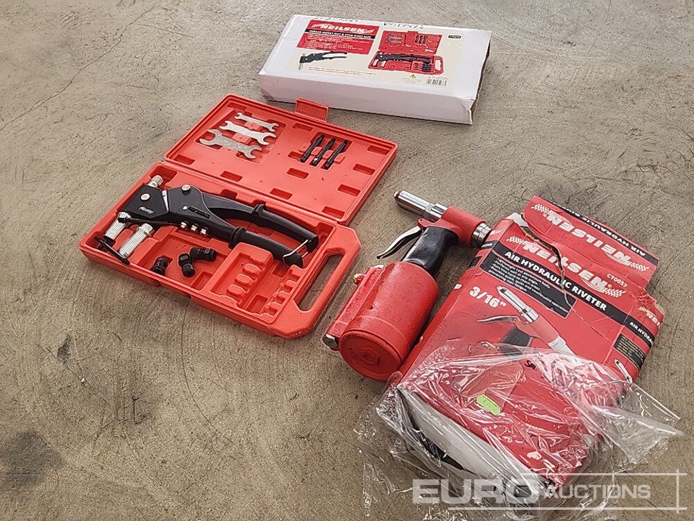 Neilsen Rivet Gun, Bits & Pneumatic Hydraulic Riveter - Peralatan bengkel: gambar 4 Neilsen Rivet Gun, Bits & Pneumatic Hydraulic Riveter - Peralatan bengkel: gambar 4