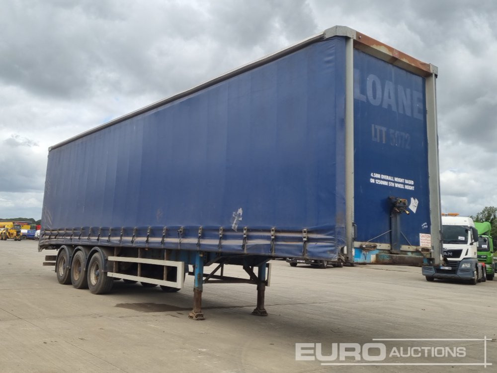 Semi-trailer dengan terpal samping SDC Tri Axle Curtainsider Trailer: gambar 7