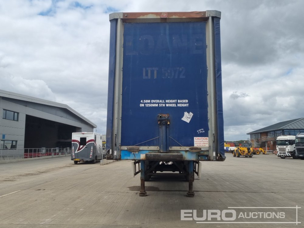 Semi-trailer dengan terpal samping SDC Tri Axle Curtainsider Trailer: gambar 8