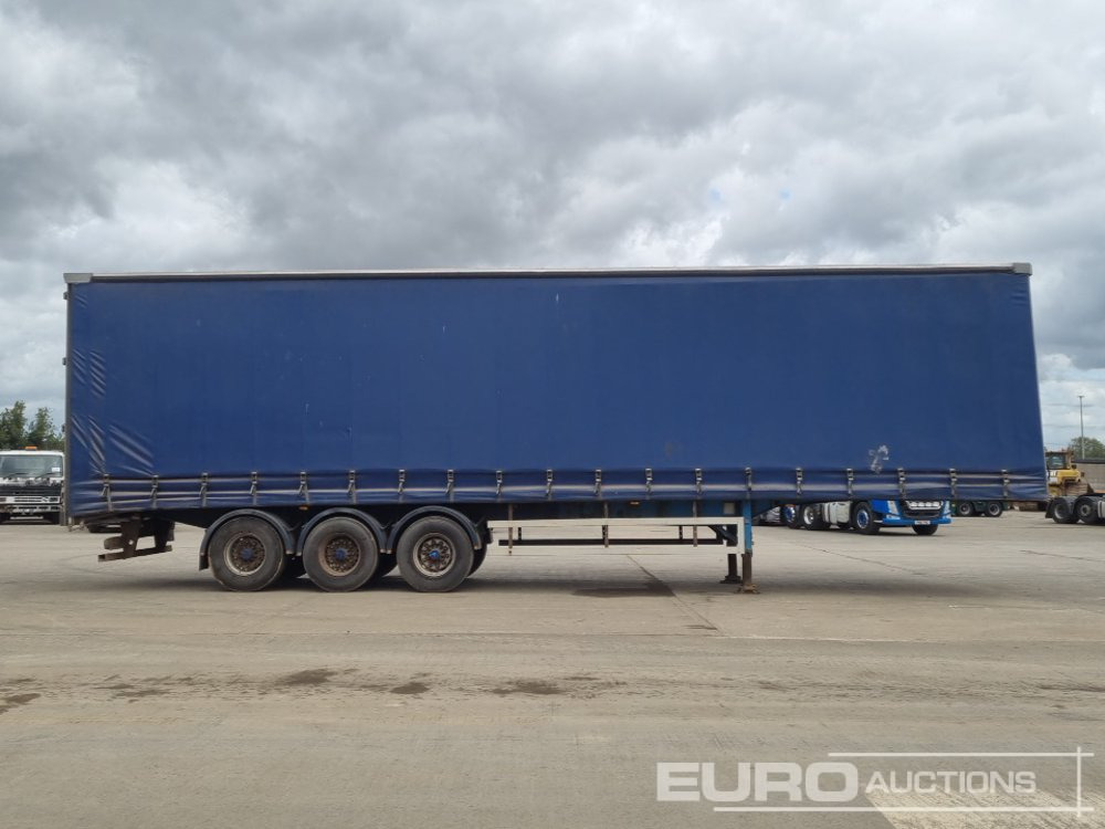 Semi-trailer dengan terpal samping SDC Tri Axle Curtainsider Trailer: gambar 6