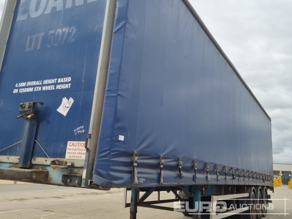 Semi-trailer dengan terpal samping SDC Tri Axle Curtainsider Trailer: gambar 37