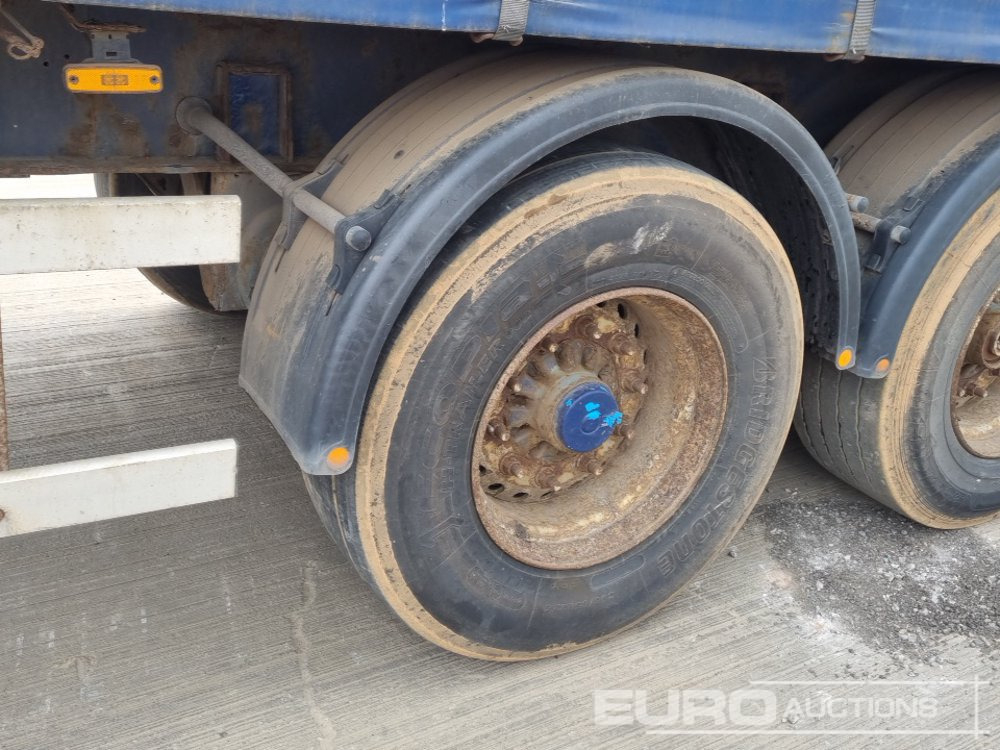 Semi-trailer dengan terpal samping SDC Tri Axle Curtainsider Trailer: gambar 9