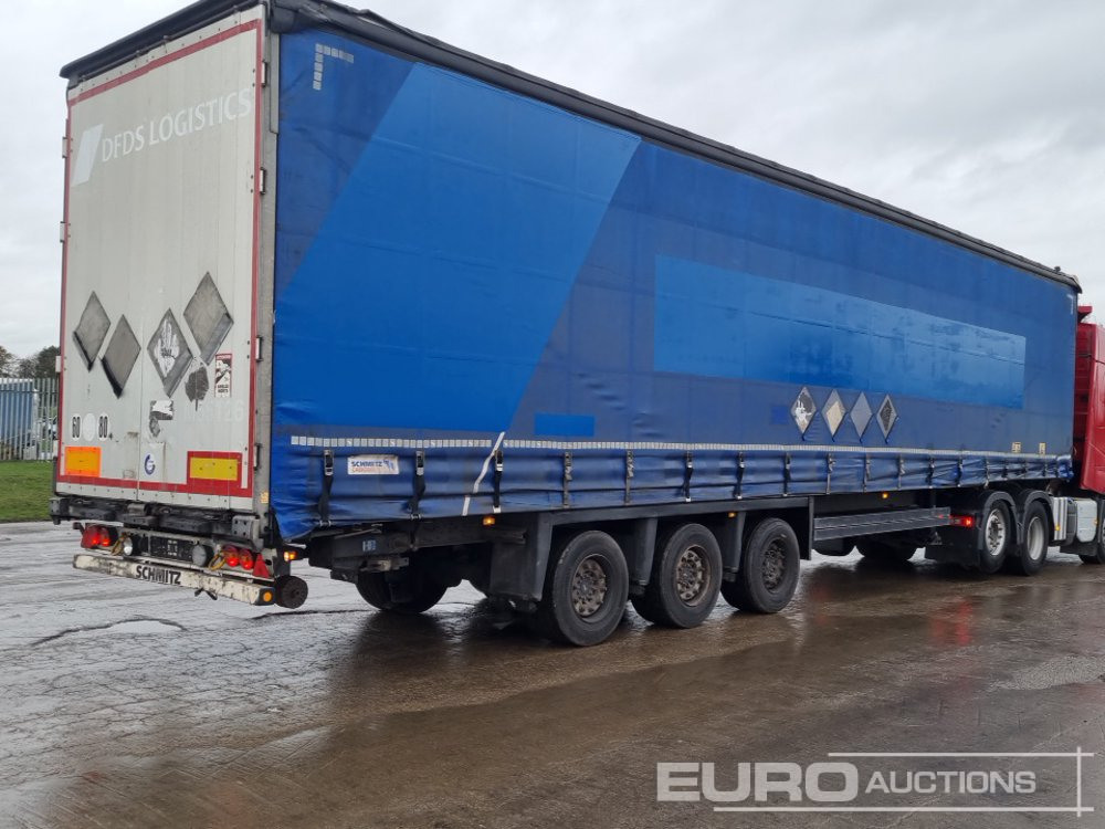 Schmitz Tri Axle Curtainsider Trailer - Semi-trailer dengan terpal samping: gambar 5 Schmitz Tri Axle Curtainsider Trailer - Semi-trailer dengan terpal samping: gambar 5