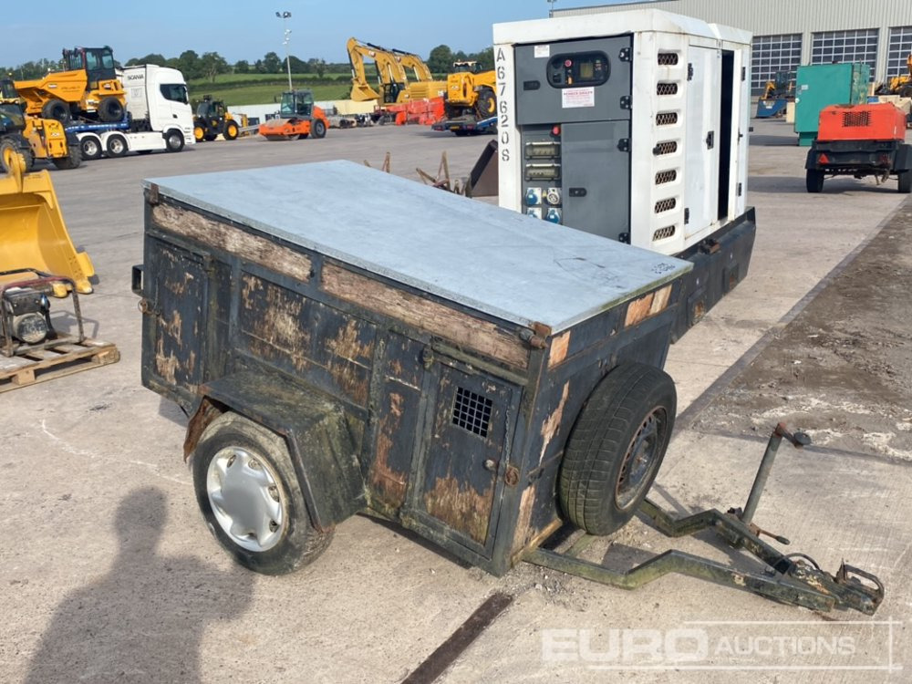 Single Axle 4 Box Dog Trailer - Trailer untuk mesin konstruksi: gambar 1 Single Axle 4 Box Dog Trailer - Trailer untuk mesin konstruksi: gambar 1