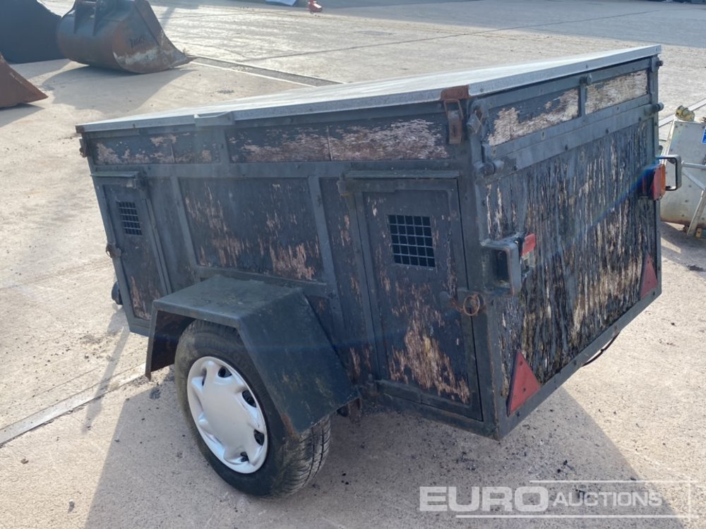 Single Axle 4 Box Dog Trailer - Trailer untuk mesin konstruksi: gambar 3 Single Axle 4 Box Dog Trailer - Trailer untuk mesin konstruksi: gambar 3