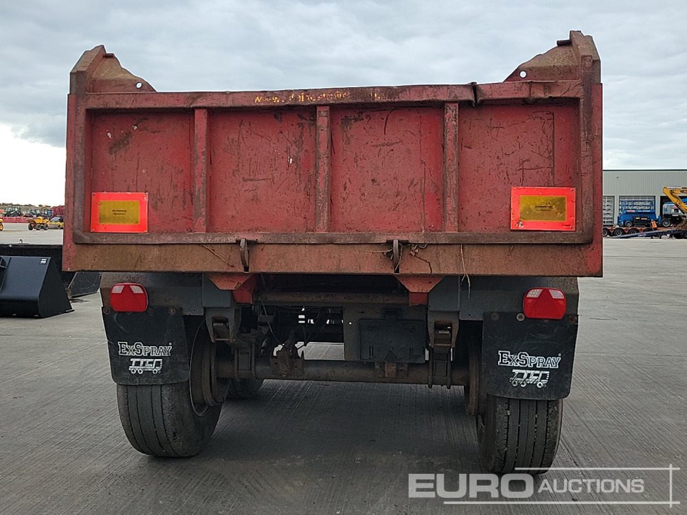 Staines Twin Axle Draw Bar Tipping Trailer, 10 Stud Axle - Trailer jungkit: gambar 4 Staines Twin Axle Draw Bar Tipping Trailer, 10 Stud Axle - Trailer jungkit: gambar 4