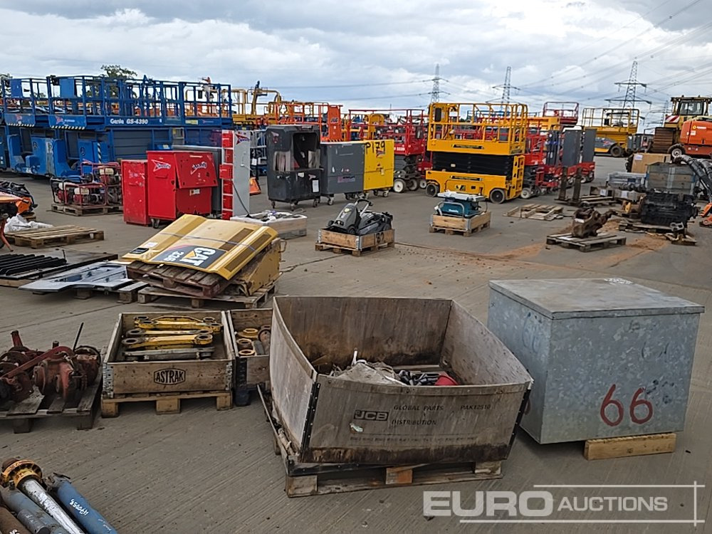 Taarup Mower Gearbox (2 of), Pallet of Tipping/Bucket Links, Pallet of Bucket Pins, JCB Bucket Link, Pallet of Bushes, Steel Vault, Chain Pullers - Suku cadang: gambar 2 Taarup Mower Gearbox (2 of), Pallet of Tipping/Bucket Links, Pallet of Bucket Pins, JCB Bucket Link, Pallet of Bushes, Steel Vault, Chain Pullers - Suku cadang: gambar 2