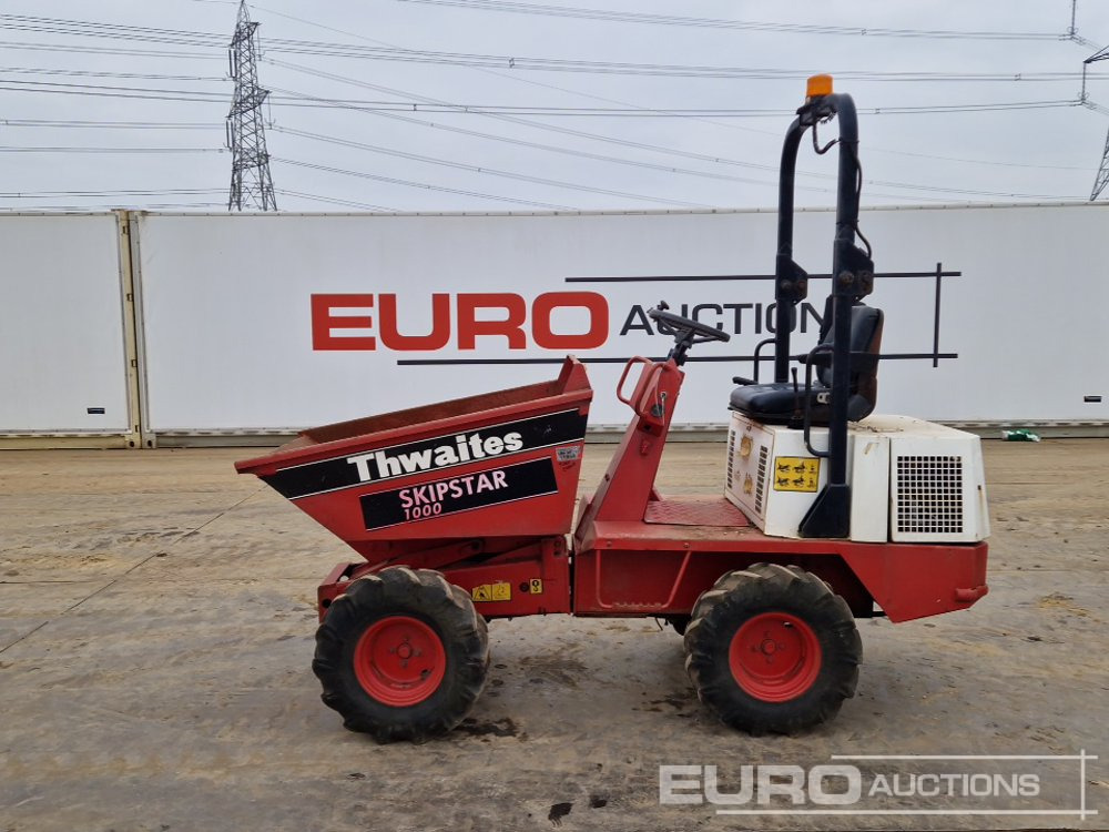 Thwaites 1 Ton Hi Tip Dumper, Roll Bar - Tempat sampah mini: gambar 2 Thwaites 1 Ton Hi Tip Dumper, Roll Bar - Tempat sampah mini: gambar 2