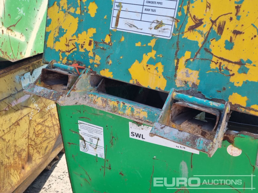 Hopper pembuangan Tipping Skip to suit Forklift (4 of): gambar 15