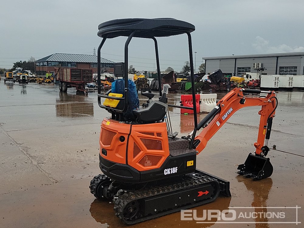 Unused 2025 Captok CK18F - Ekskavator mini: gambar 5 Unused 2025 Captok CK18F - Ekskavator mini: gambar 5
