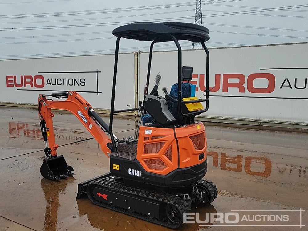 Unused 2025 Captok CK18F - Ekskavator mini: gambar 3 Unused 2025 Captok CK18F - Ekskavator mini: gambar 3