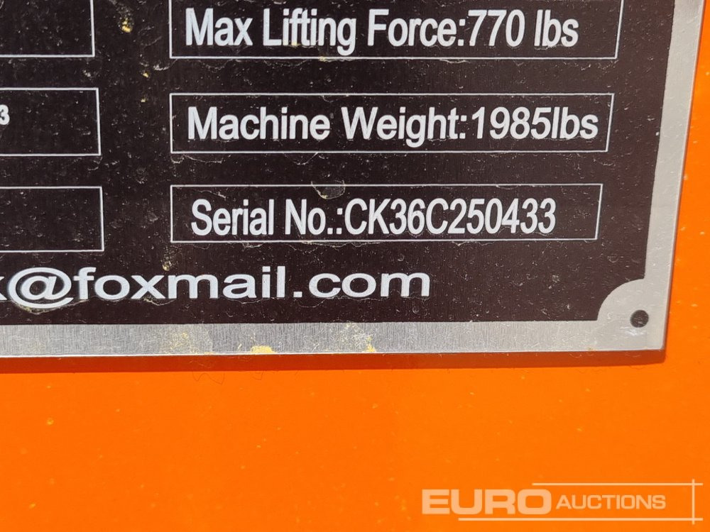 Skid steer Unused 2025 Captok CK36C: gambar 36