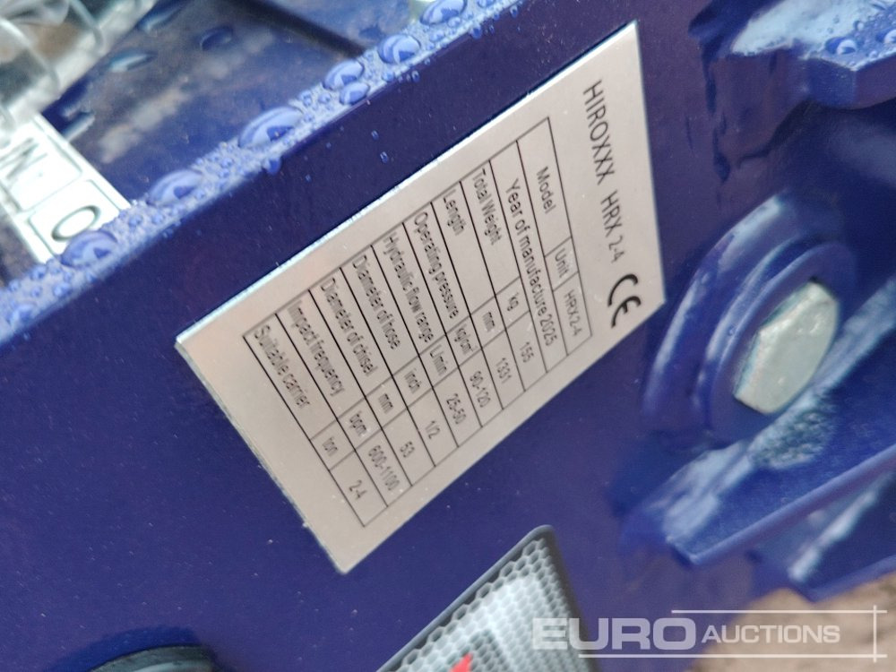 Palu hidrolik Unused 2025 Hirox HRX2-4 Hydraulic Breaker to suit Mini Excavator: gambar 17