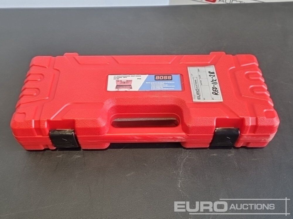 Unused 2026 Boss 1/2" 28pc Pneumatic Short Sleeve Socket Set, 3" Connecting Rod, 5" Connecting Rod Universal Joint, 10" Sliding Rod, 10" Bending Rod Adapter 3/4"-1/2" - Peralatan bengkel: gambar 3 Unused 2026 Boss 1/2" 28pc Pneumatic Short Sleeve Socket Set, 3" Connecting Rod, 5" Connecting Rod Universal Joint, 10" Sliding Rod, 10" Bending Rod Adapter 3/4"-1/2" - Peralatan bengkel: gambar 3