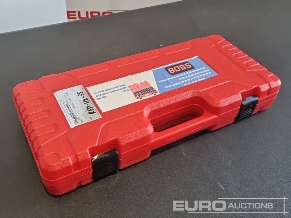 Unused 2026 Boss 1/2" 35pc Pneumatic Long & Short Sleeve Socket Set - Peralatan bengkel: gambar 2 Unused 2026 Boss 1/2" 35pc Pneumatic Long & Short Sleeve Socket Set - Peralatan bengkel: gambar 2