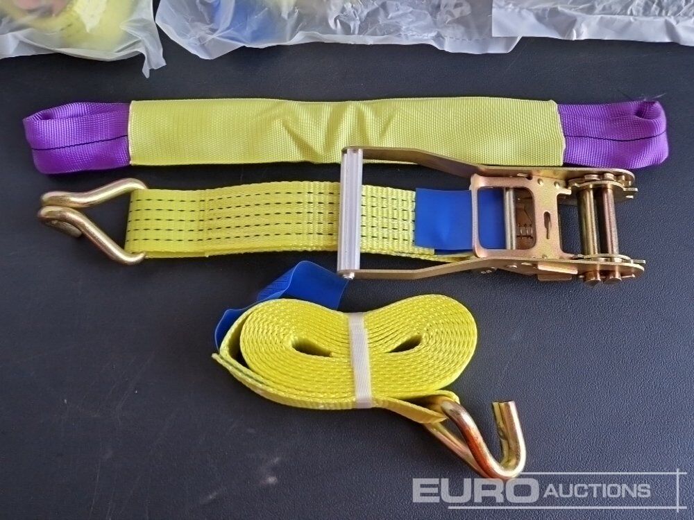 Unused 2026 Boss 4M x 50mm 5 Ton Ratchet Straps with Sling (4 of) - Peralatan bengkel: gambar 4 Unused 2026 Boss 4M x 50mm 5 Ton Ratchet Straps with Sling (4 of) - Peralatan bengkel: gambar 4
