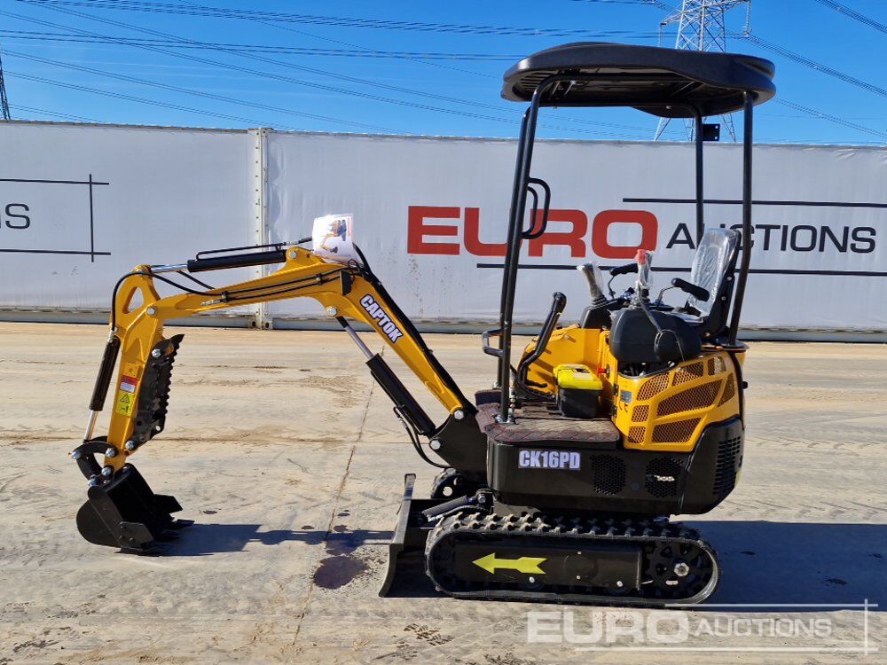 Unused 2026 Captok CK16PD - Ekskavator mini: gambar 2 Unused 2026 Captok CK16PD - Ekskavator mini: gambar 2