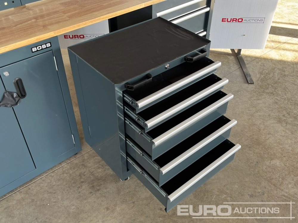 Peralatan bengkel Unused Boss 2.6m 9 Drawer, 5 Cabinet Tool Station: gambar 24