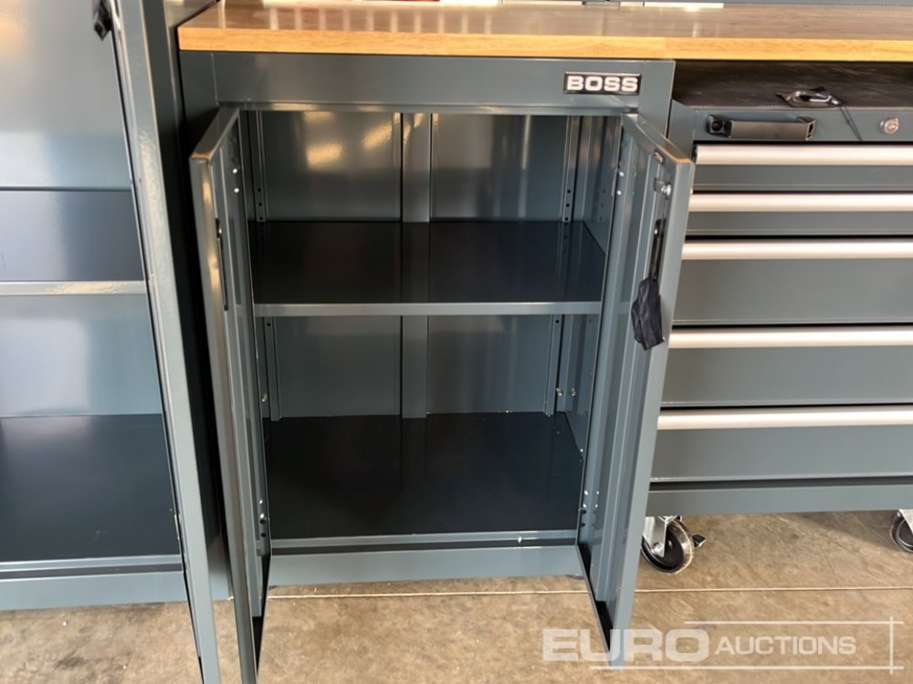 Peralatan bengkel Unused Boss 2.6m 9 Drawer, 5 Cabinet Tool Station: gambar 18