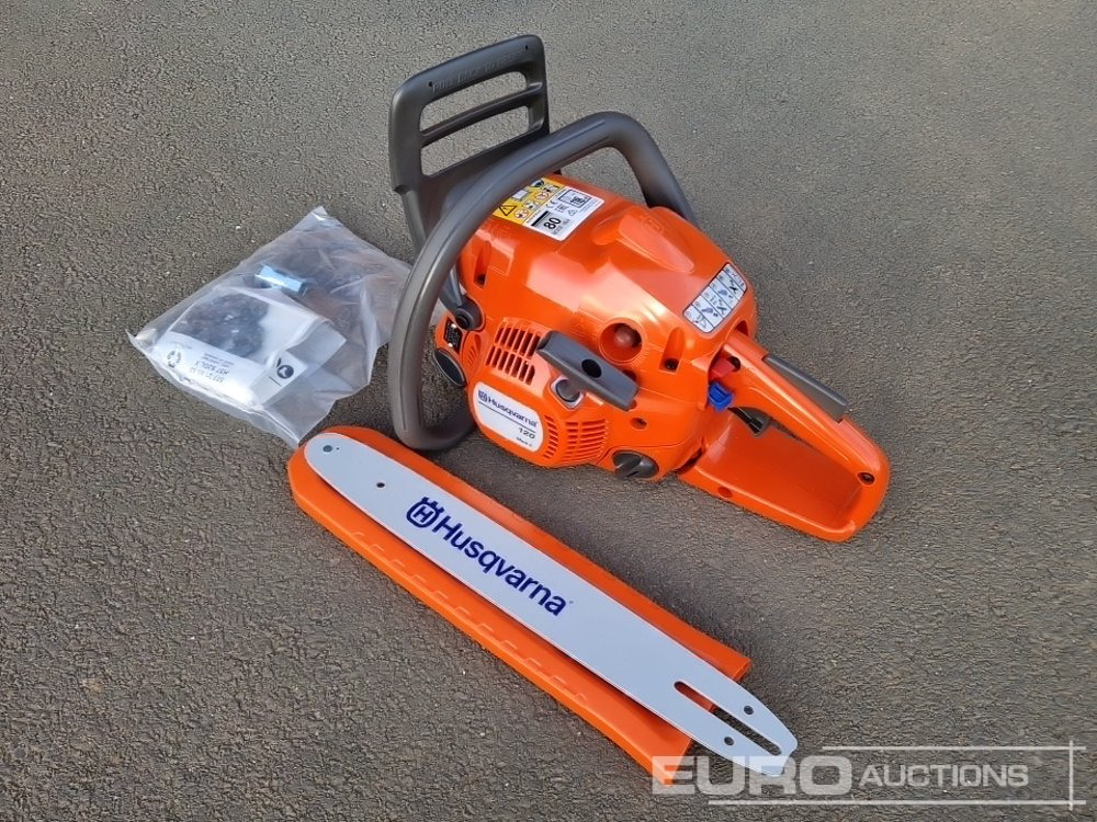 Unused Husqvarna 120 Mark II 14" Petrol Chain Saw - Peralatan bengkel: gambar 3 Unused Husqvarna 120 Mark II 14" Petrol Chain Saw - Peralatan bengkel: gambar 3