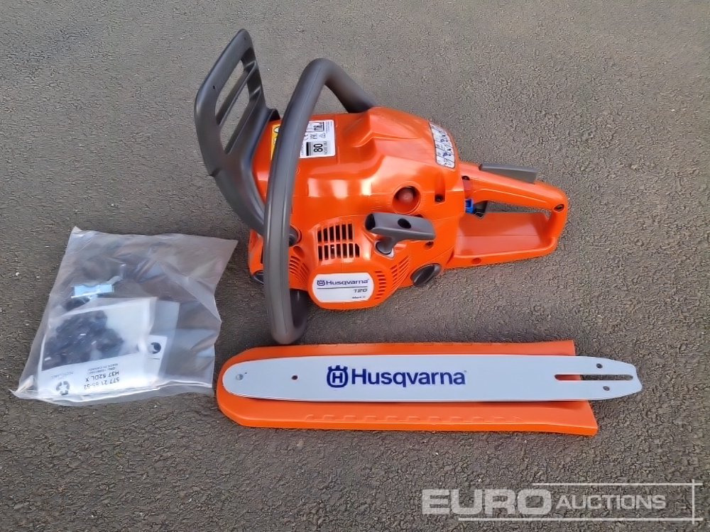Unused Husqvarna 120 Mark II 14" Petrol Chain Saw - Peralatan bengkel: gambar 2 Unused Husqvarna 120 Mark II 14" Petrol Chain Saw - Peralatan bengkel: gambar 2