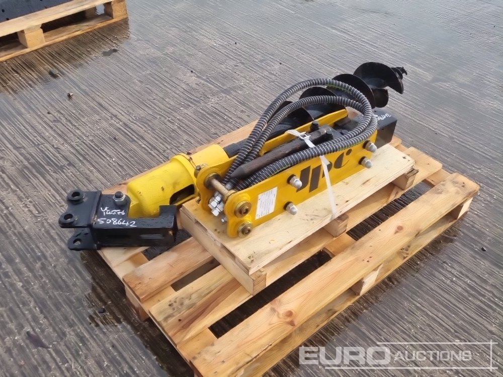 Unused JPC Hydraulic Breaker & 200mm Hydraulic Auger Flight & Drive 25mm Pin to suit Mini Excavator - Palu hidrolik: gambar 5 Unused JPC Hydraulic Breaker & 200mm Hydraulic Auger Flight & Drive 25mm Pin to suit Mini Excavator - Palu hidrolik: gambar 5