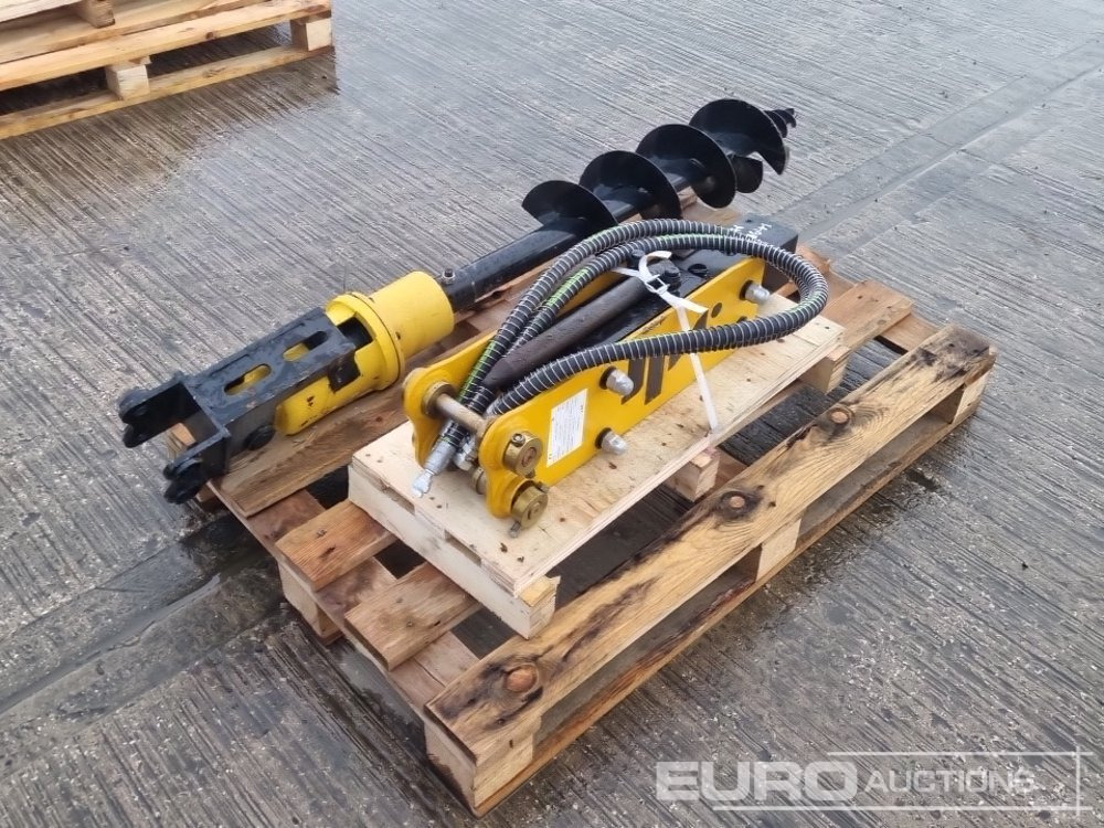 Unused JPC Hydraulic Breaker & 200mm Hydraulic Auger Flight & Drive 25mm Pin to suit Mini Excavator - Palu hidrolik: gambar 5 Unused JPC Hydraulic Breaker & 200mm Hydraulic Auger Flight & Drive 25mm Pin to suit Mini Excavator - Palu hidrolik: gambar 5