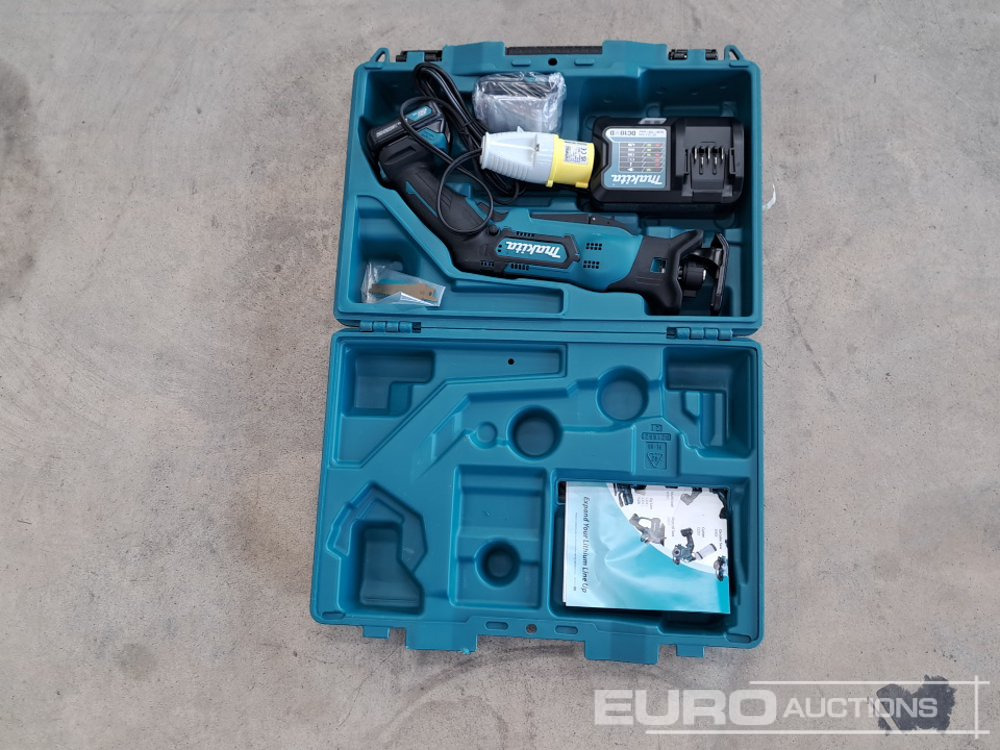 Unused Makita RJ03 12v Recip Saw, 2 Batteries, Charger, Case - Membangun inventaris: gambar 4 Unused Makita RJ03 12v Recip Saw, 2 Batteries, Charger, Case - Membangun inventaris: gambar 4