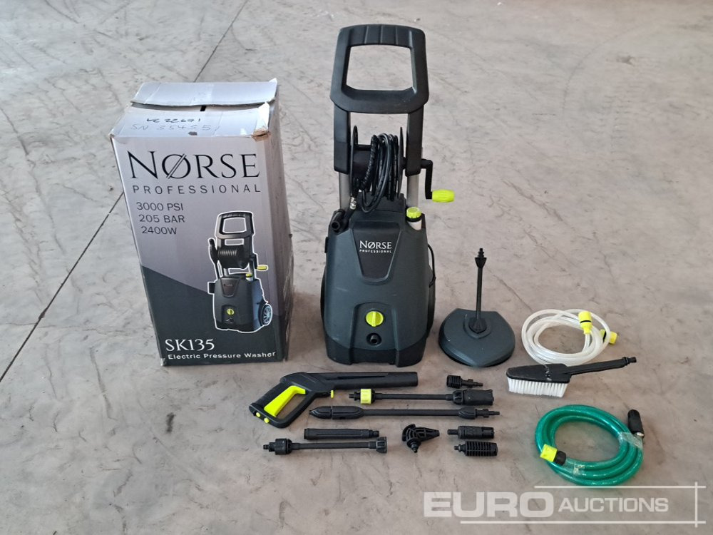 Unused Norse SK135 3000 PSI Electric Pressure Washer - Mesin cuci tekanan tinggi: gambar 5 Unused Norse SK135 3000 PSI Electric Pressure Washer - Mesin cuci tekanan tinggi: gambar 5