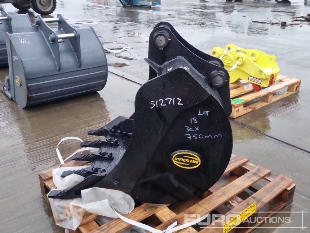 Unused Strickland 30" Digging Bucket 45mm Pin to suit 4-6 Ton Excavator - Ember: gambar 2 Unused Strickland 30" Digging Bucket 45mm Pin to suit 4-6 Ton Excavator - Ember: gambar 2