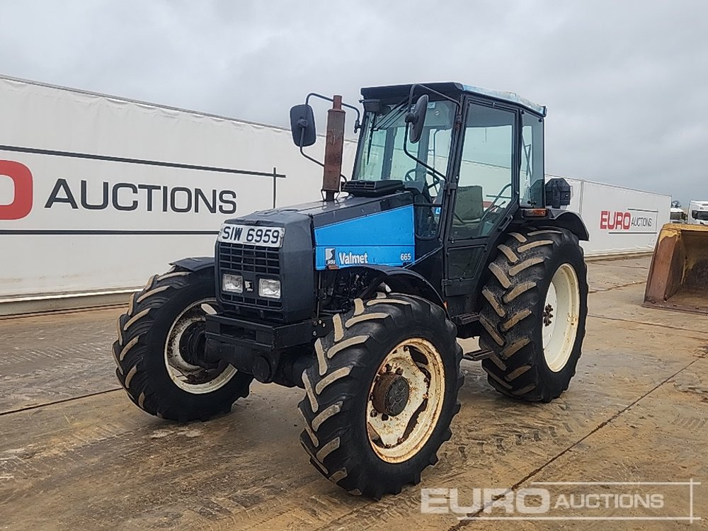 Valmet 665-4 - Traktor: gambar 1 Valmet 665-4 - Traktor: gambar 1