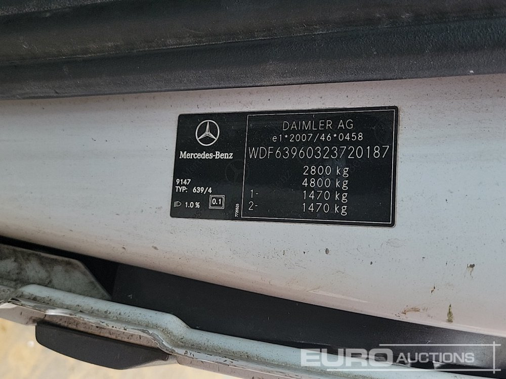 Van pengiriman 2012 Mercedes Vito: gambar 40