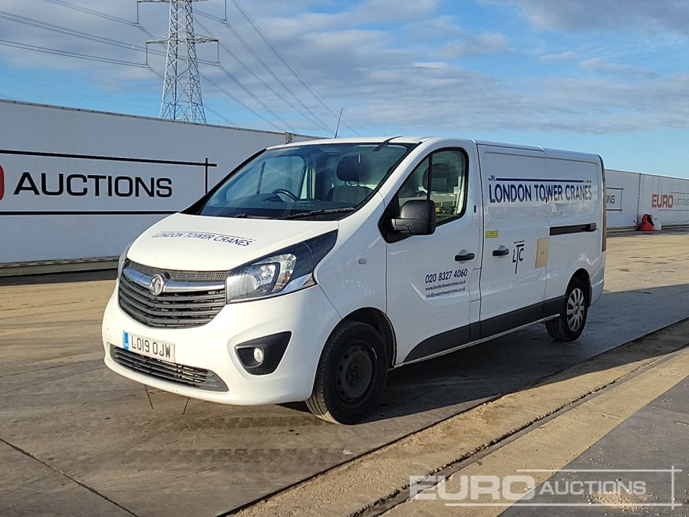 2019 Vauxhall Vivaro - Van pengiriman: gambar 1 2019 Vauxhall Vivaro - Van pengiriman: gambar 1