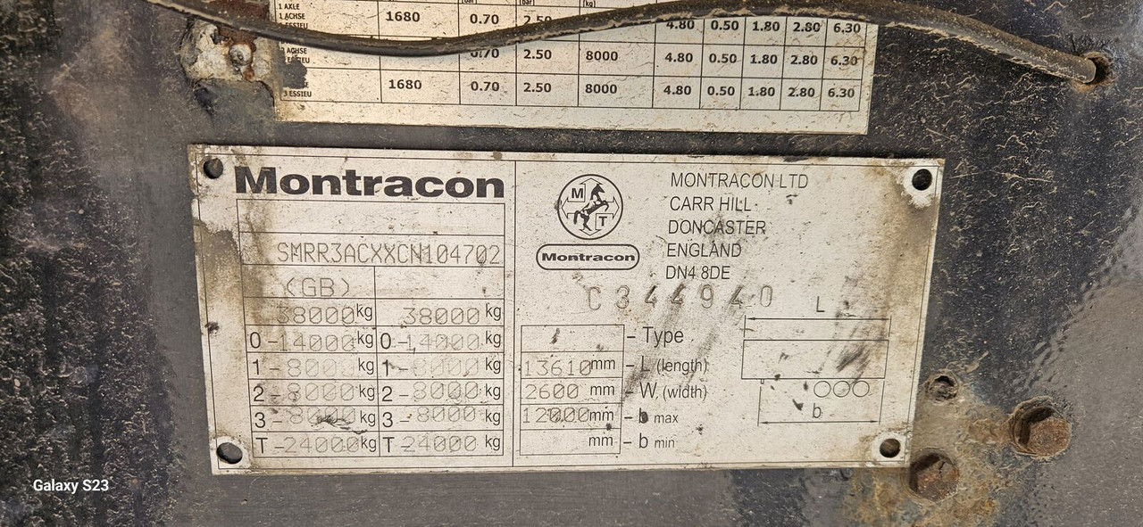Semi-trailer berpendingin Montracon: gambar 6
