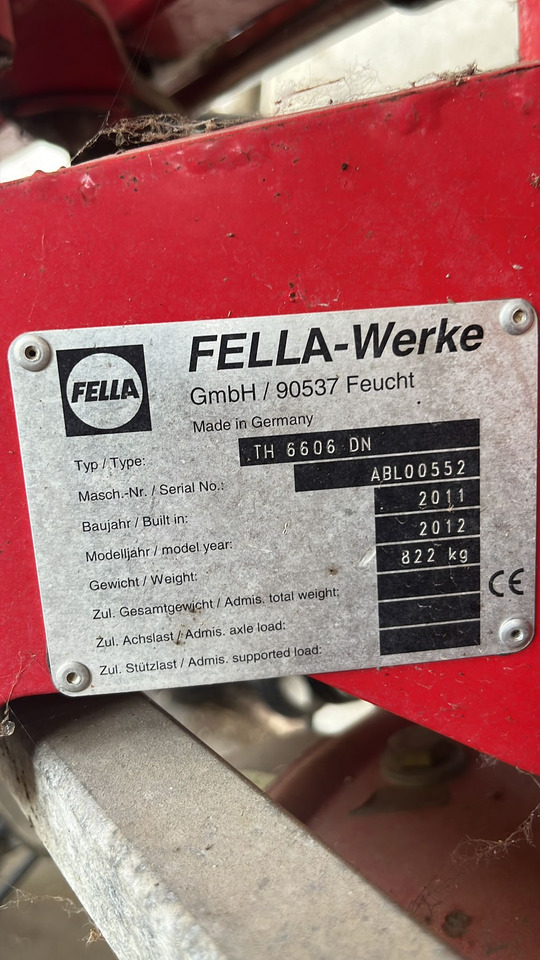 Voltafieno usato Fella TH6606 - Tedder/ Menyapu: gambar 2 Voltafieno usato Fella TH6606 - Tedder/ Menyapu: gambar 2