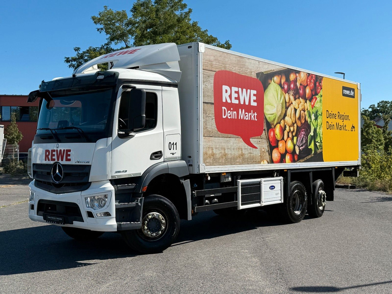 Mercedes-Benz Antos 2543 Kühler/Liftachse/8m/Ladebord/Retarder - Truk berpendingin: gambar 2 Mercedes-Benz Antos 2543 Kühler/Liftachse/8m/Ladebord/Retarder - Truk berpendingin: gambar 2