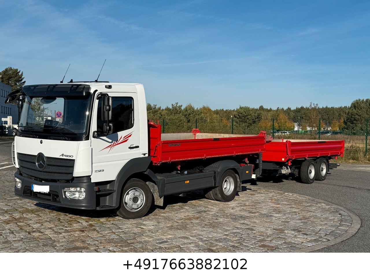 Mercedes-Benz Atego 1023 + Anhänger Dreiseitenkipper - Truk jungkit: gambar 3 Mercedes-Benz Atego 1023 + Anhänger Dreiseitenkipper - Truk jungkit: gambar 3