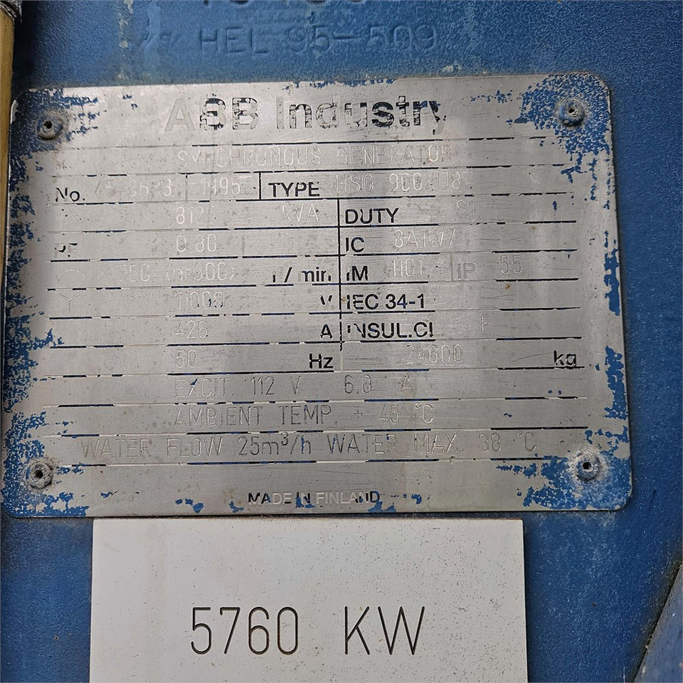 Wärtsilä 16V32 GD - Genset: gambar 4 Wärtsilä 16V32 GD - Genset: gambar 4