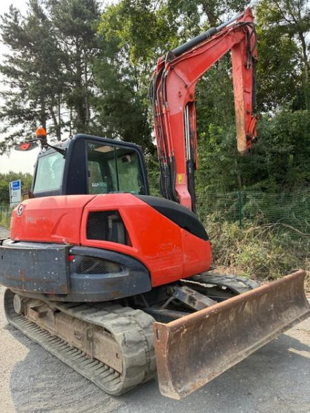 Kubota KX080-4 - Ekskavator mini: gambar 4 Kubota KX080-4 - Ekskavator mini: gambar 4