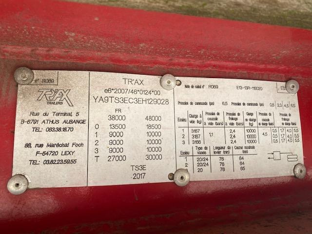 Semi-trailer low bed Trax 3 ESSIEUX: gambar 13