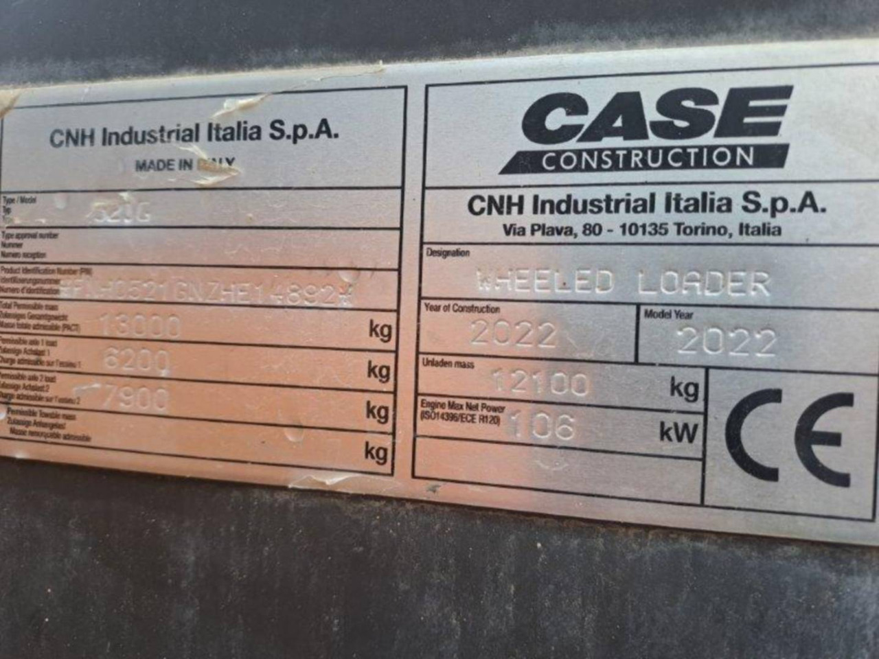 Wheel loader CASE 521 GXR: gambar 6