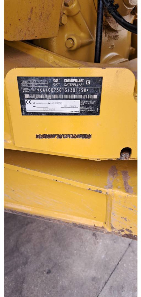 Tempat sampah artikulasi CAT 730: gambar 6