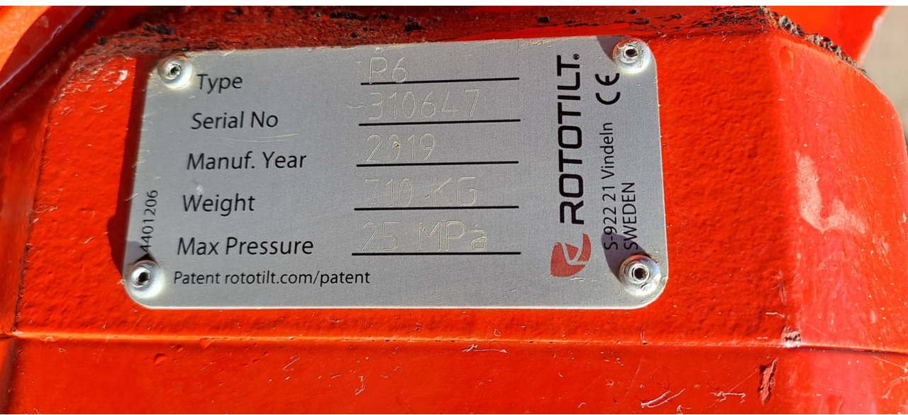 ROTOTILT R6/ROTOTILT/CW40S - Tiltrotator: gambar 2 ROTOTILT R6/ROTOTILT/CW40S - Tiltrotator: gambar 2