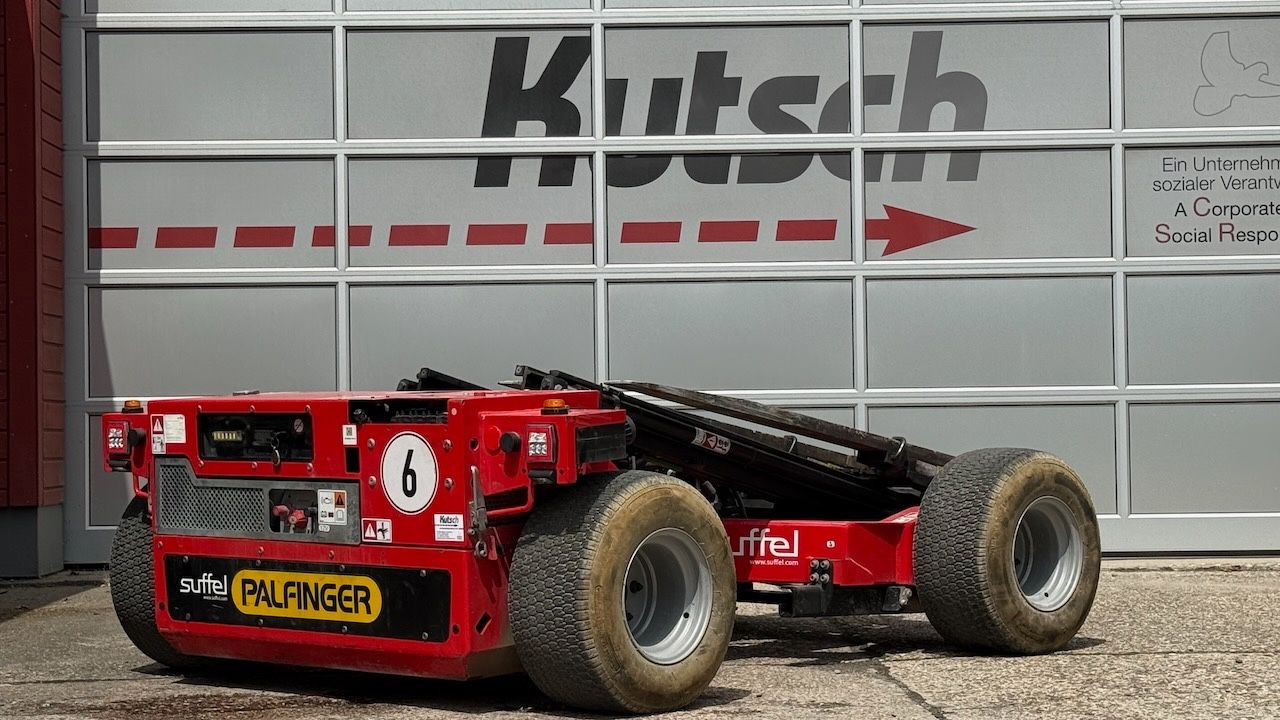 Palfinger BM 214 Crayler Mitnahmestapler mit Funk - Forklift yang dipasang di truk: gambar 1 Palfinger BM 214 Crayler Mitnahmestapler mit Funk - Forklift yang dipasang di truk: gambar 1